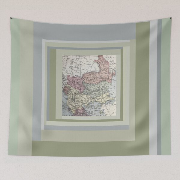 Item preview, Turkey Romania Bulgaria Syria antique map of Eastern Europe designed and sold by djrunnels.