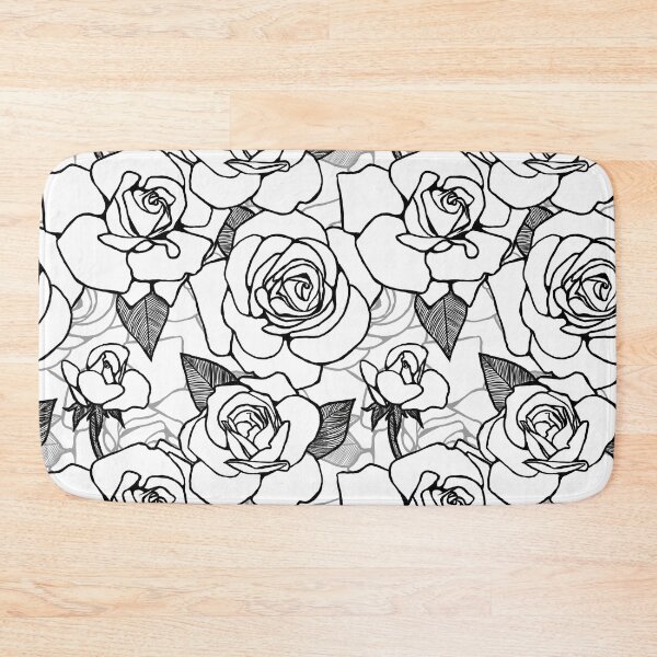 Item preview, Black and White Roses Drawing designed and sold by ColorObsession.