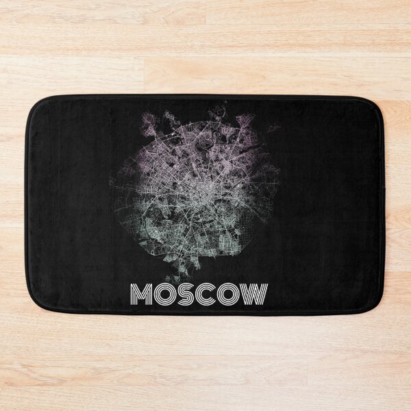Item preview, MOSCOW city road map black and white artistic simple , complex  designed and sold by rashadat.