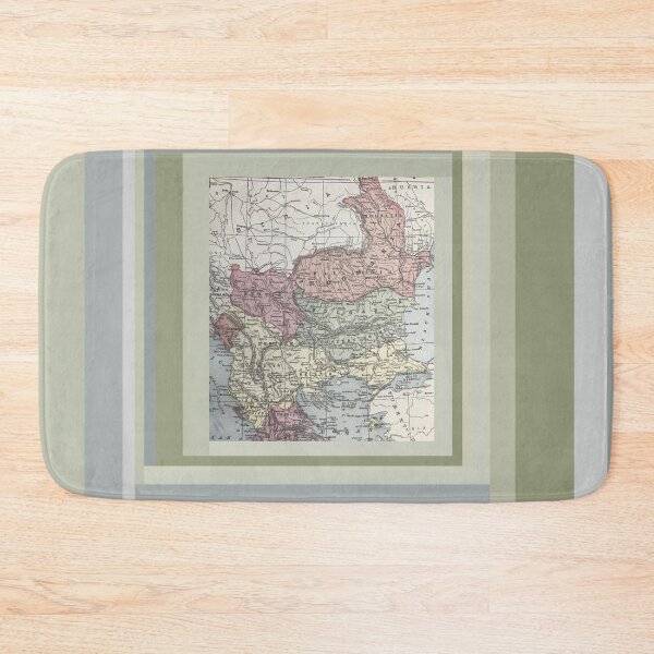 Item preview, Turkey Romania Bulgaria Syria antique map of Eastern Europe designed and sold by djrunnels.