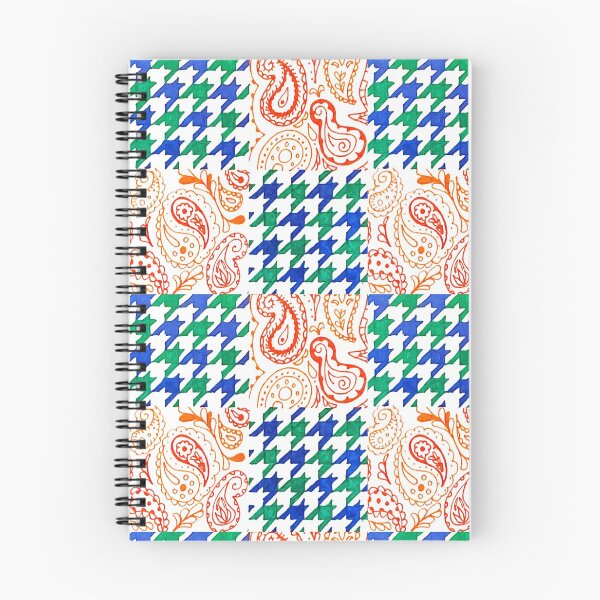 Item preview, houndstooth paisley check designed and sold by Rowan-artist.