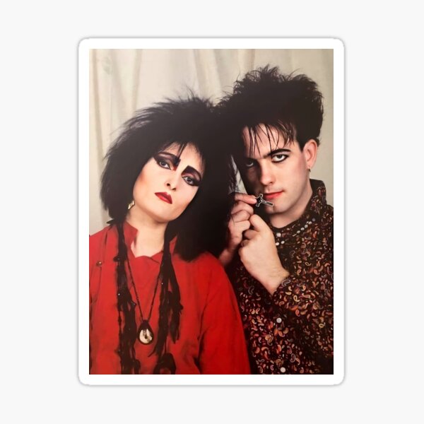 Siouxsie sioux and robert smith Sticker