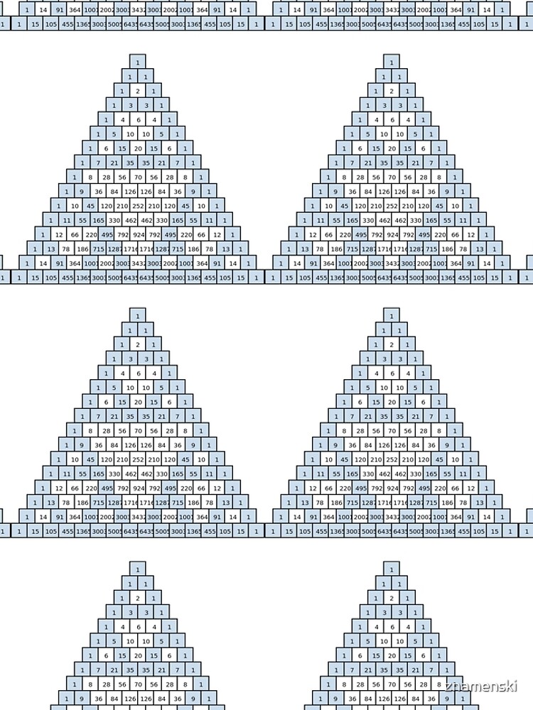Math-based images in everyday children's setting lay the foundation for subsequent mathematical abilities. Pascal's Triangle, треугольник паскаля, #PascalsTriangle, #треугольникпаскаля by znamenski