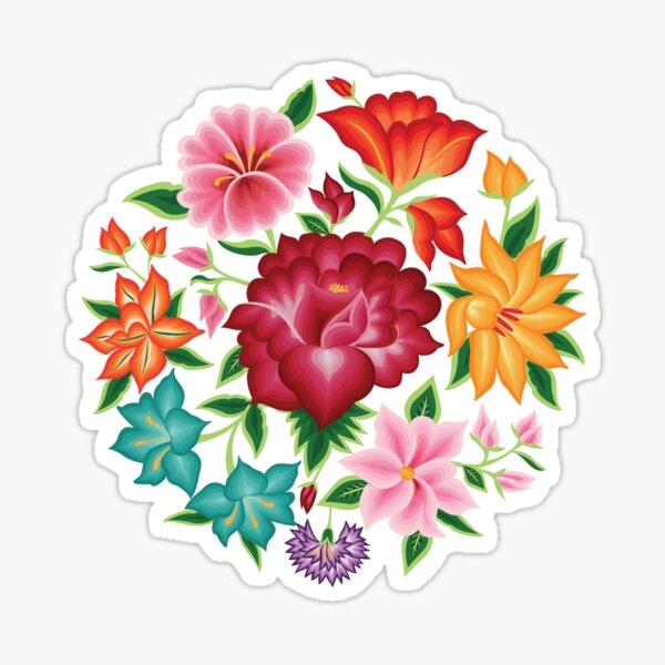 Aperçu de l'œuvre Bouquet floral mexicain créée et vendue par Akbaly.