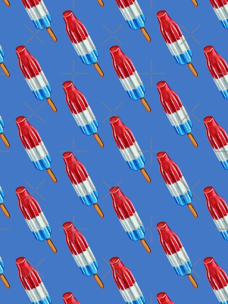 Fun Rocket Pop Popsicle Pattern by RobertPhelpsArt