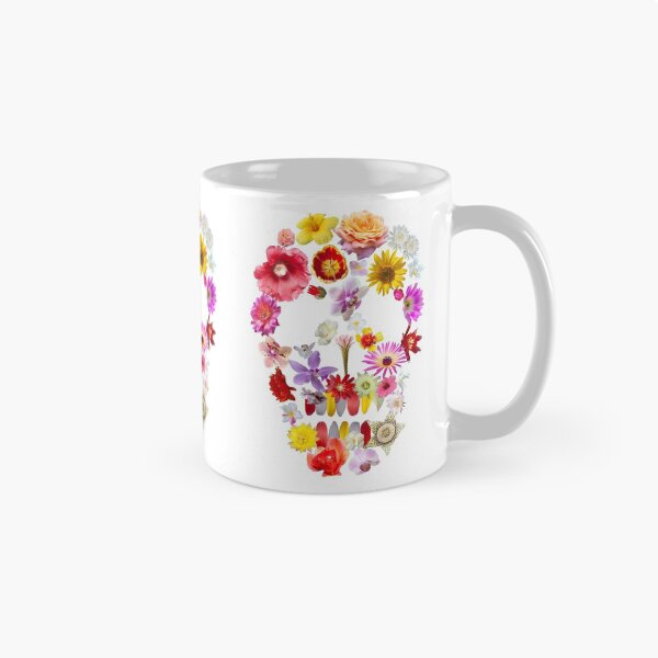 Item preview, Flower skull designed and sold by enrikepaz.