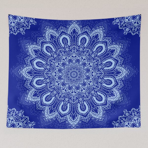 Item preview, Elegant Boho Vivid Blue Mandala designed and sold by Eng-Sun.