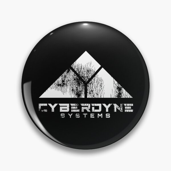 Item preview, Worn Cyberdyne Logo (White) designed and sold by Mercatus.