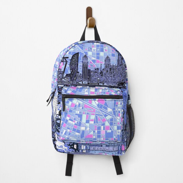 Item preview, barcelona skyline abstract designed and sold by BekimART2.