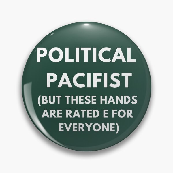 Item preview, political pacifist designed and sold by PunkCroc.