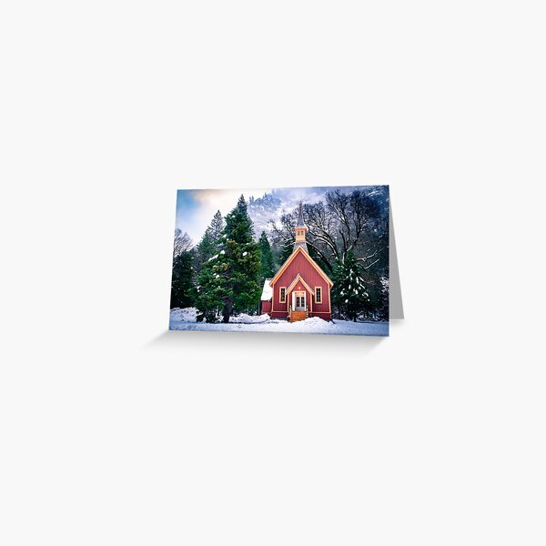 Yosemite Church Greeting Card
