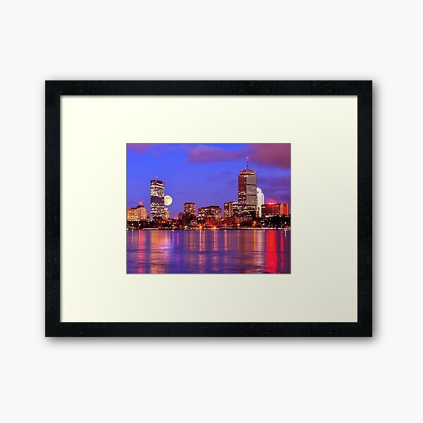 Item preview, Moonlit Boston on the Charles designed and sold by Mitchell Grosky.