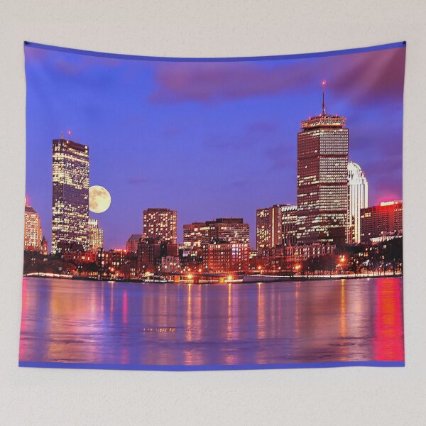 Item preview, Moonlit Boston on the Charles designed and sold by Mitchell Grosky.