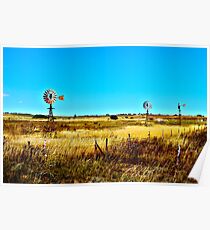 Country Landscape HDR Poster