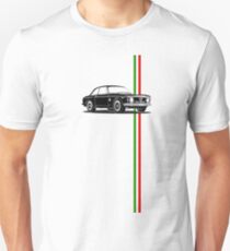 Alfa Romeo Giulia Sprint GTA with Italian flag stripe Unisex T-Shirt
