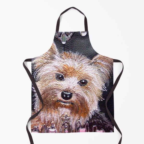 Item preview, DOG: Yorkie Yorkshire Terrier *Spanky*~Pop Art~Original Painting~LilyKoArt designed and sold by Spinning Plates 360.
