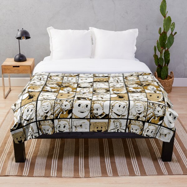 Mirio Togata Collage color version Throw Blanket