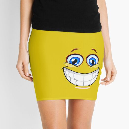 Minirocke Gelben Smiley Redbubble