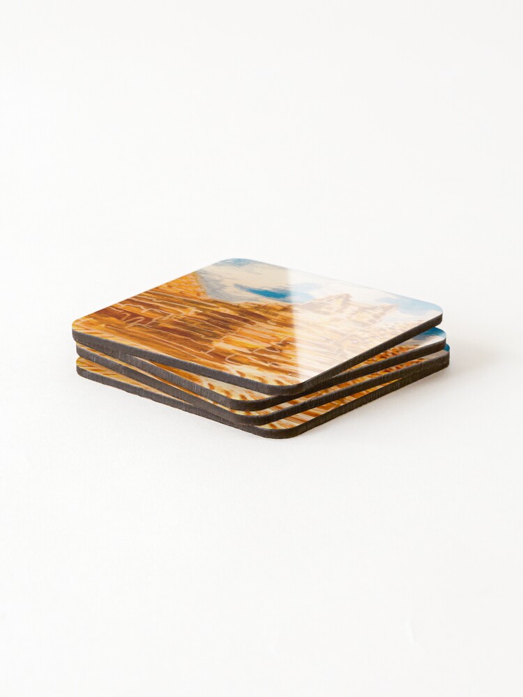 Thumbnail 4 of 5, Coasters (Set of 4), Pyramid designed and sold by alienmcmaster.