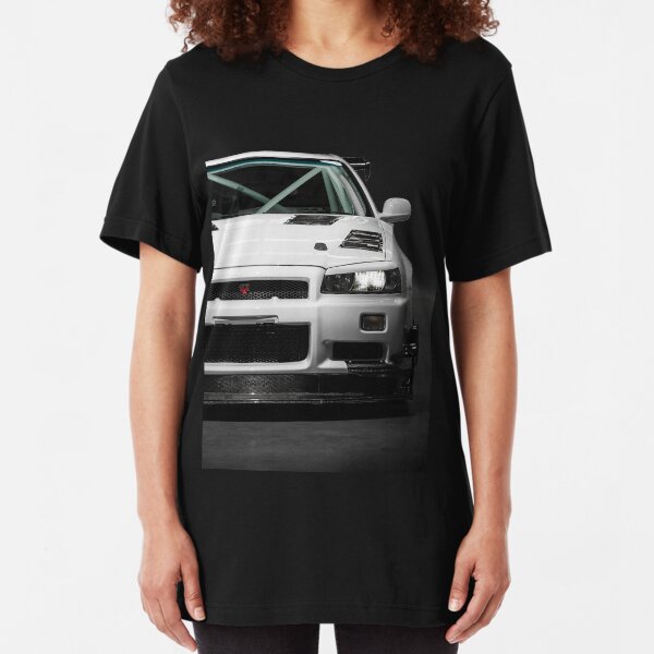 Mat Wootten's Nissan Skyline R34 GTT Slim Fit T-Shirt