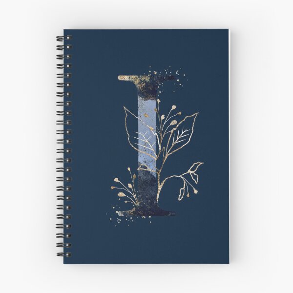 Item preview, Floral Initial Letter I, Monogram Gifts designed and sold by PinkLotusArt.