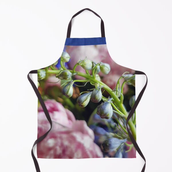 Item preview, Floral Fun - Peony in pink 13 and blue bouquet designed and sold by ellenhenry.