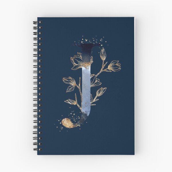 Item preview, Floral Initial Letter J, Monogram designed and sold by PinkLotusArt.