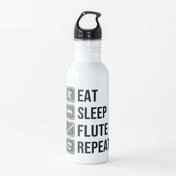 EAT SLEEP FLUTE REPEAT Water Bottle