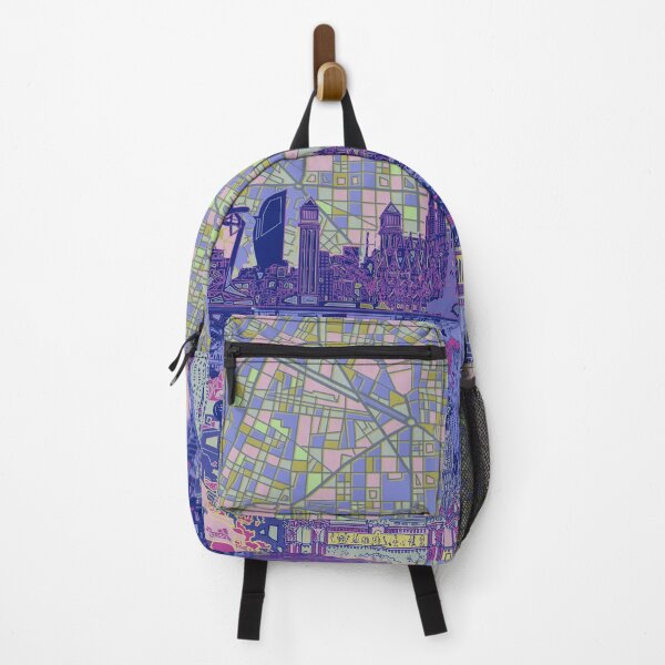 Item preview, barcelona skyline abstract designed and sold by BekimART2.