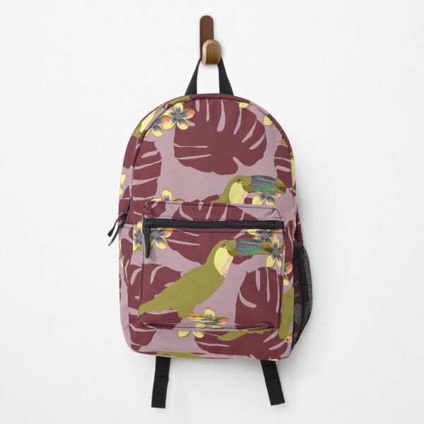 Item preview, Colorful Monstera, Frangipani and Toucan Pattern designed and sold by Vitta.