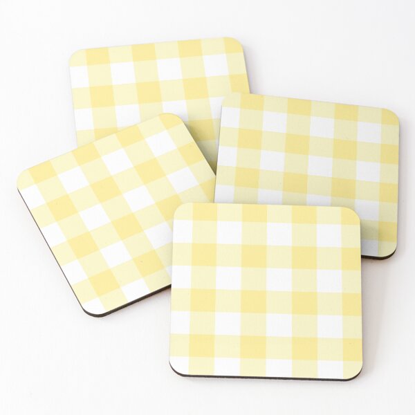 Item preview, Yellow and White Gingham designed and sold by KiniArt.