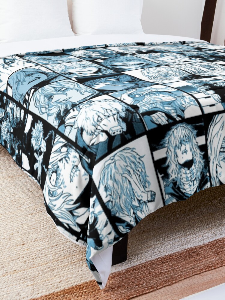 Alternate view of Shigaraki Collage (color version) Comforter
