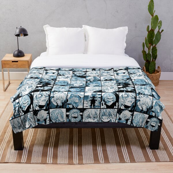 Shigaraki Collage (color version) Throw Blanket