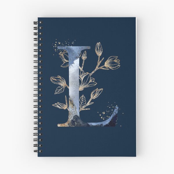 Item preview, Floral Initial Letter L, Monogram  designed and sold by PinkLotusArt.