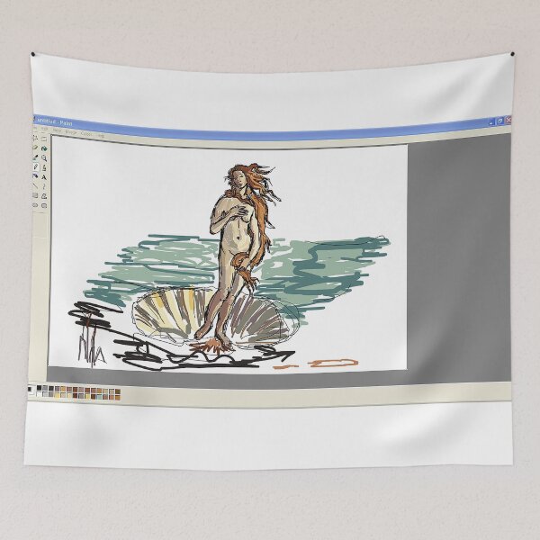Item preview, Birth of Venus using Microsoft Paint Windows XP designed and sold by maria-sunshine.