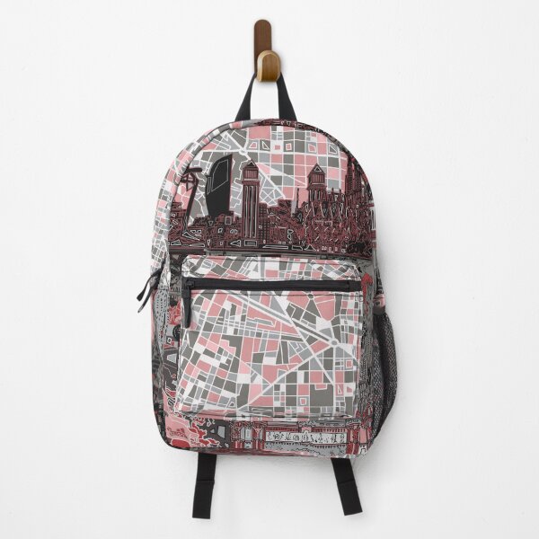 Item preview, barcelona skyline abstract designed and sold by BekimART2.