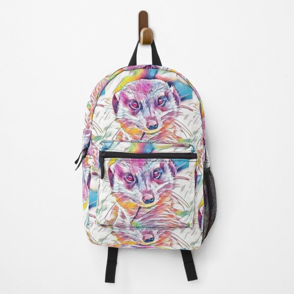 Item preview, Meerkat Abstract Rainbow Design designed and sold by Paulele.