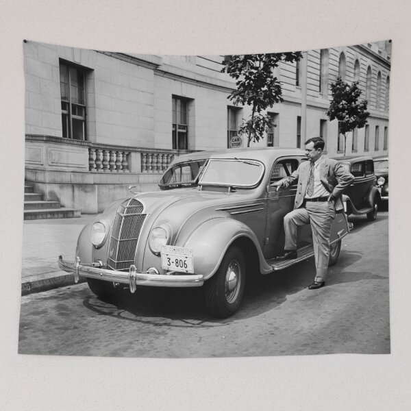 Item preview, The Kingfish - Huey Long With His Car - 1935 designed and sold by warishellstore.