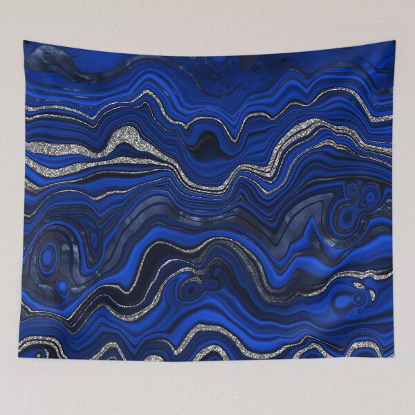 Item preview, Lapis Lazuli Marble Swirls designed and sold by WisdomInspired.