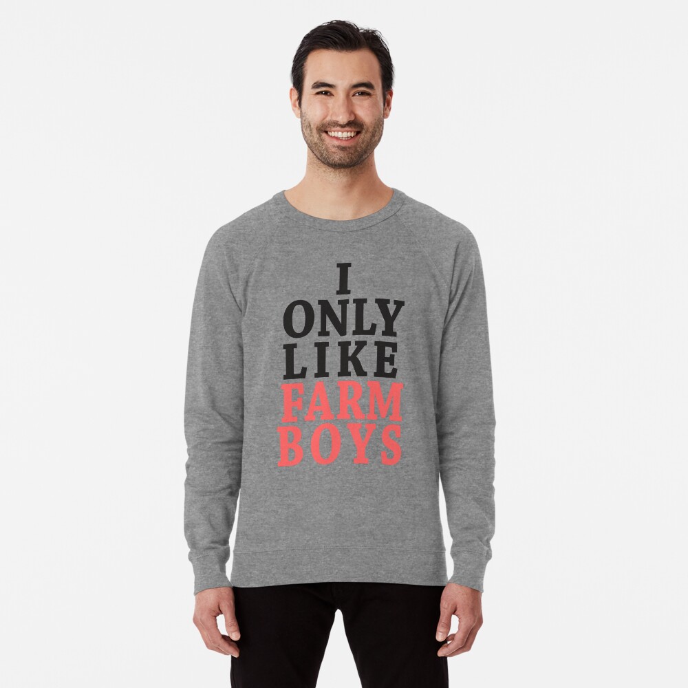 I Only Like Farm Boys Sticker