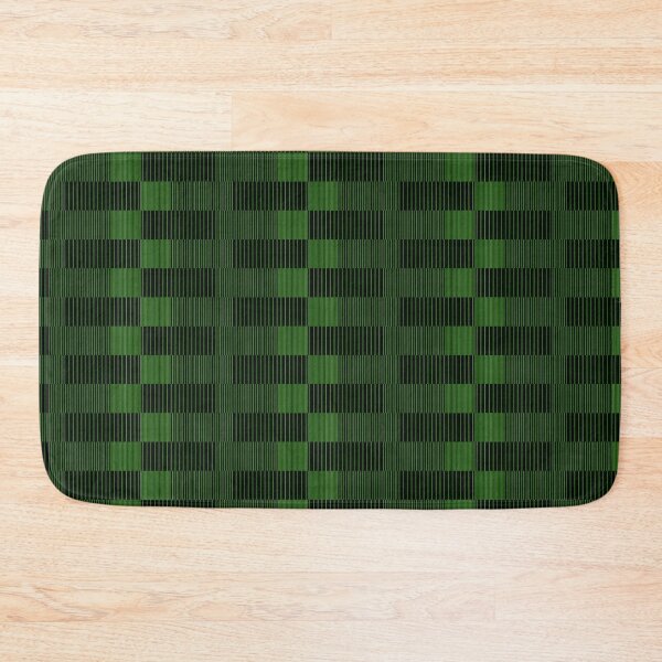 Item preview, Green and black pixels - vertical stripes designed and sold by Club30-80.