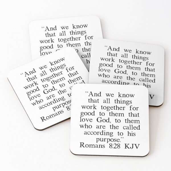 Item preview, Romans 8:28 KJV designed and sold by IBMClothing.