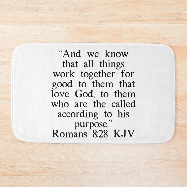 Item preview, Romans 8:28 KJV designed and sold by IBMClothing.