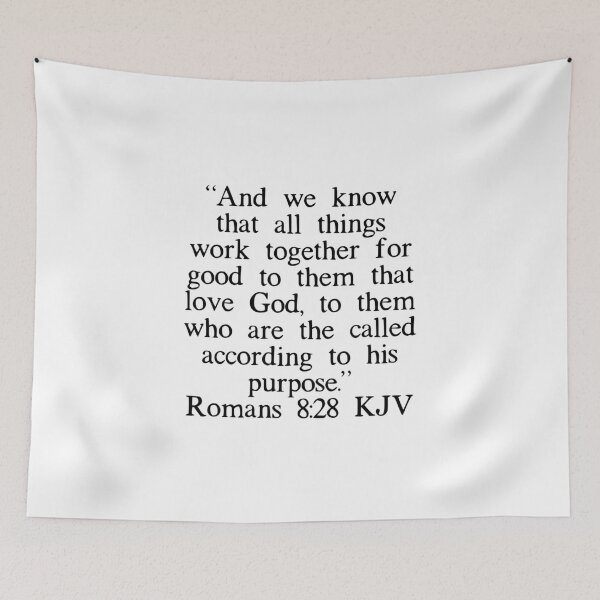 Item preview, Romans 8:28 KJV designed and sold by IBMClothing.