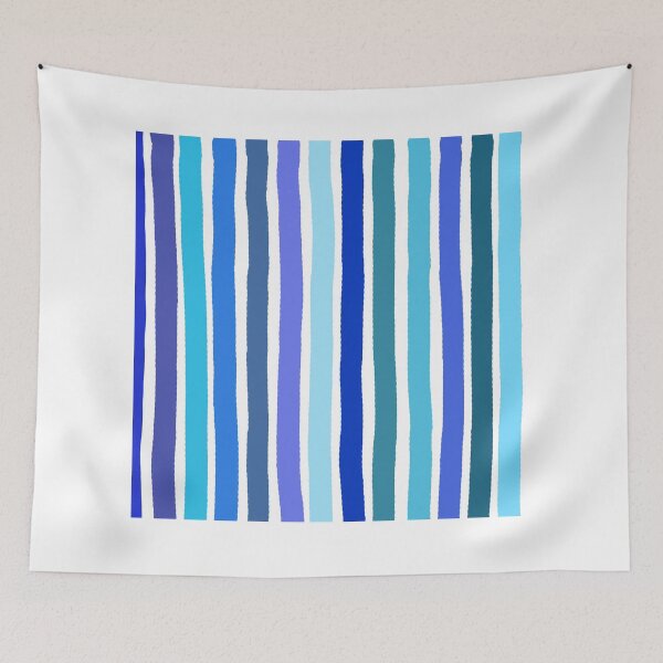 Item preview, Blue stripes pattern designed and sold by crazychameleon.