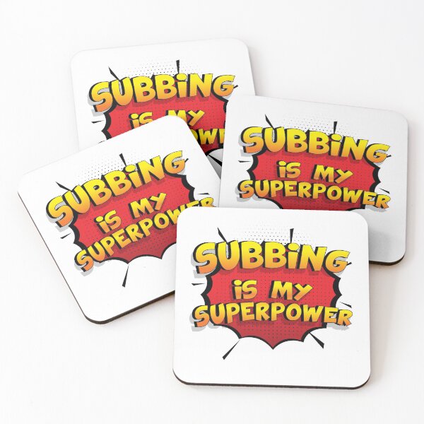 Item preview, Subbing is my Superpower Funny Design Subbing Gift designed and sold by Custom365.