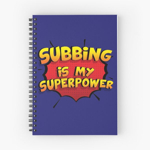 Item preview, Subbing is my Superpower Funny Design Subbing Gift designed and sold by Custom365.