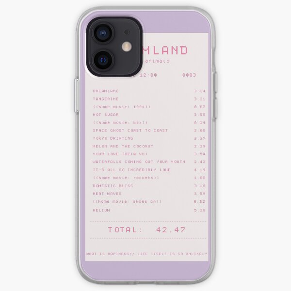 Dreamland Album Receipt iPhone Soft Case