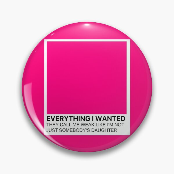 Item preview, Everything I wanted Billie Eilish Pantone  designed and sold by erinxswan.