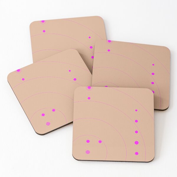 Item preview, pink circle braun background designed and sold by miaterinka.
